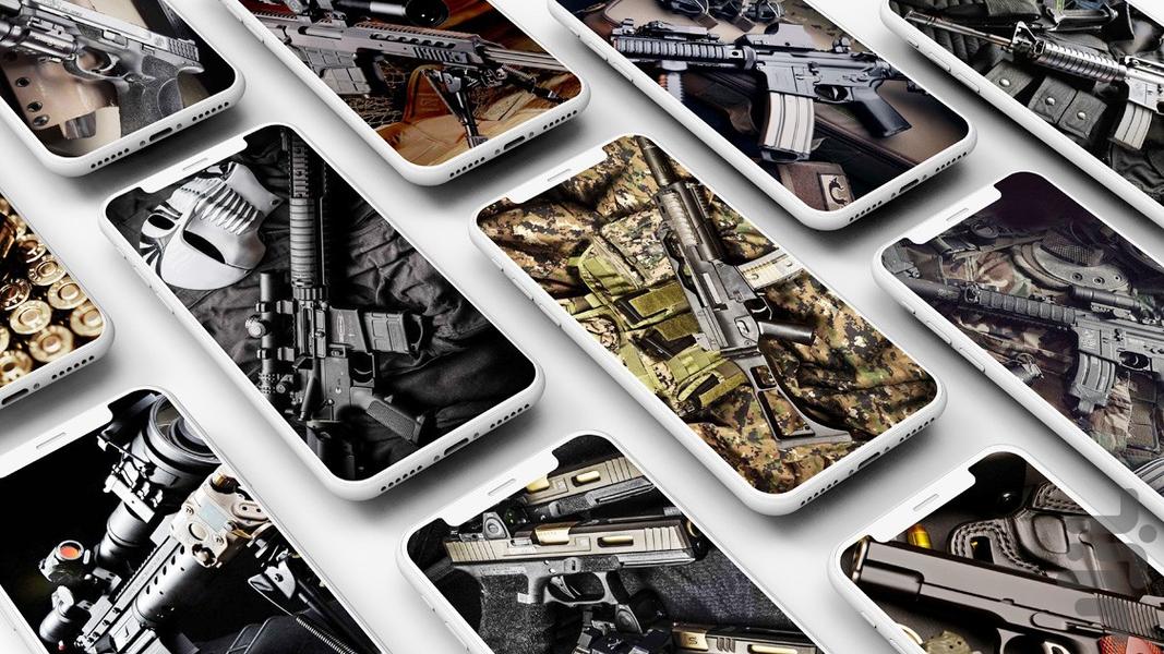 Gun wallpaper - Image screenshot of android app