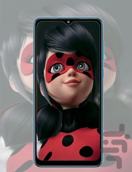 تصویر زمینه زنده دختر کفشدوزکی - عکس برنامه موبایلی اندروید