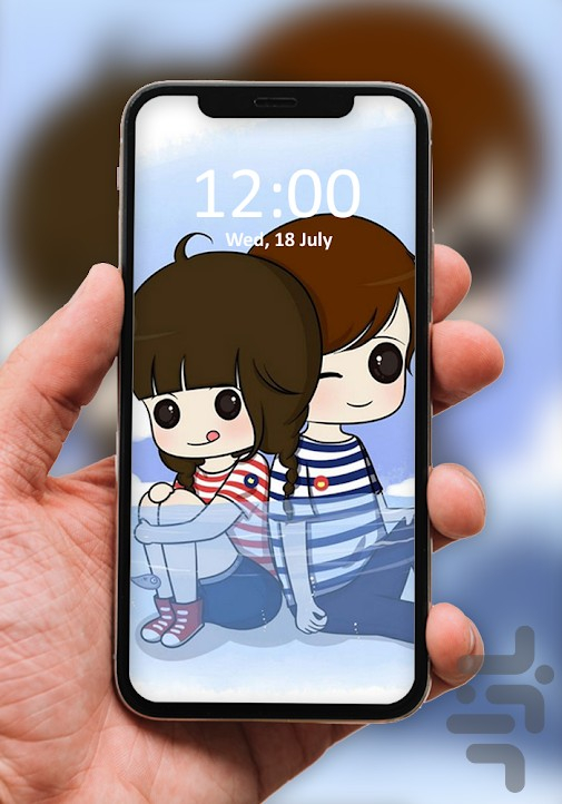 cute animated love wallpapers for mobile