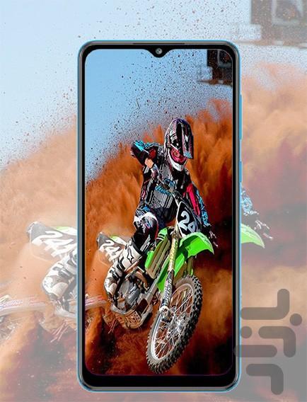 cross motorcycle wallpaper - Image screenshot of android app