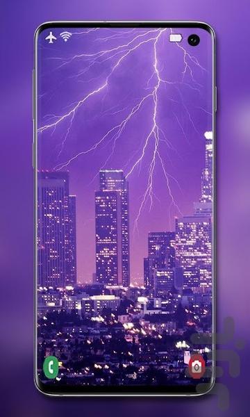 purple wallpaper - Image screenshot of android app