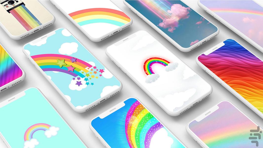 تصویر زمینه رنگین کمان - Image screenshot of android app