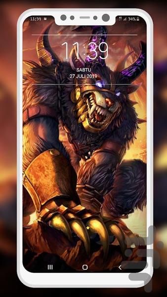 تصویر زمینه گرگینه - Image screenshot of android app