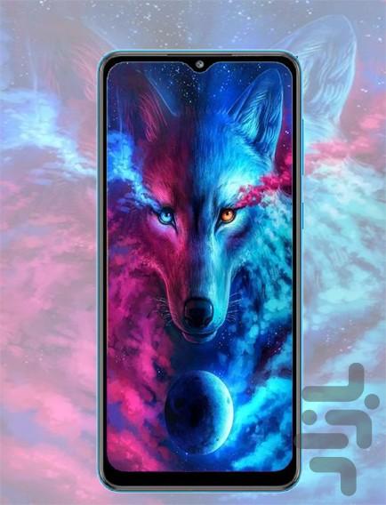 wolf wallpaper - Image screenshot of android app