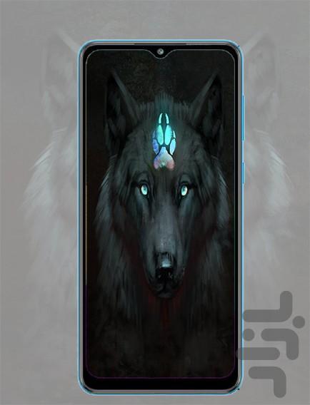wolf wallpaper - Image screenshot of android app