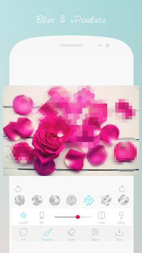Blur and Pixelate - Image screenshot of android app