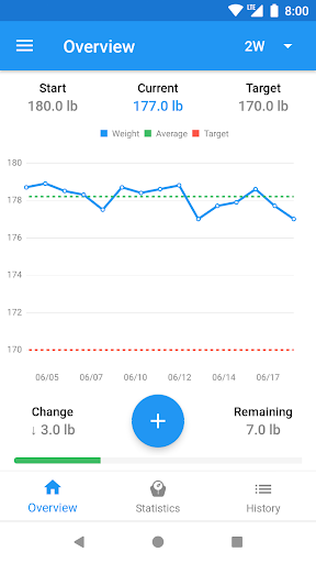 WeightFit: Weight Loss Tracker - Image screenshot of android app