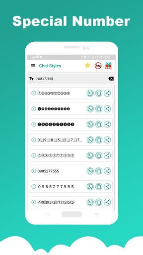 Chat Styles: Cool Font & Stylish Text for WhatsApp - Image screenshot of android app