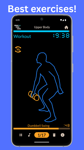 Workout From Home - عکس برنامه موبایلی اندروید