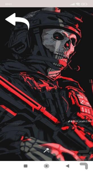 تصویر زمینه کالاف دیوتی - Image screenshot of android app