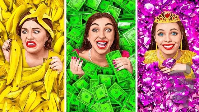 چالش خنده دار پولدار و فقیر - عکس برنامه موبایلی اندروید