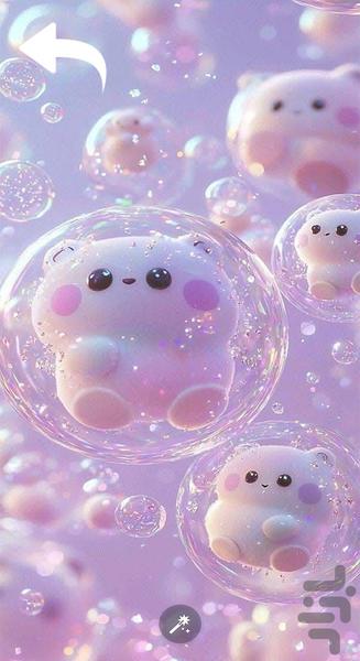 تصویر زمینه دخترانه کیوت - عکس برنامه موبایلی اندروید