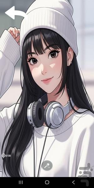 تصویر زمینه دخترانه - عکس برنامه موبایلی اندروید