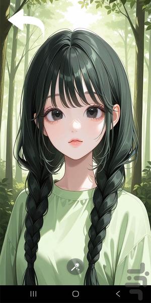 تصویر زمینه دخترانه - عکس برنامه موبایلی اندروید