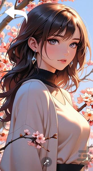 تصویر زمینه دخترانه - عکس برنامه موبایلی اندروید