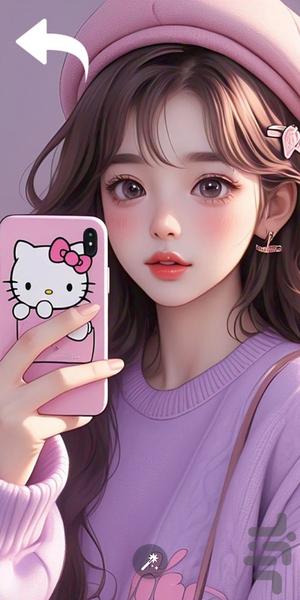 تصویر زمینه دخترانه - عکس برنامه موبایلی اندروید