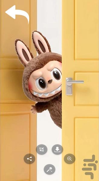 تصویر زمینه دخترانه لبوبو - Image screenshot of android app