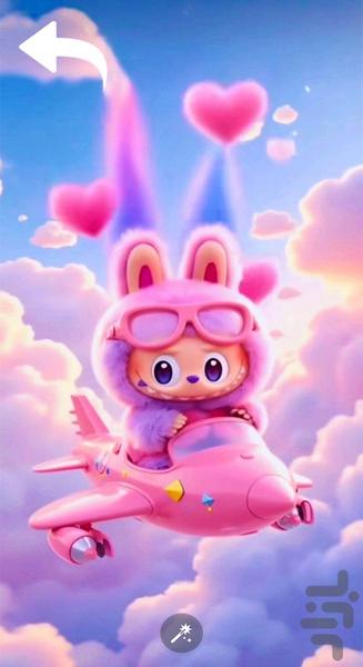 تصویر زمینه دخترانه لبوبو - Image screenshot of android app