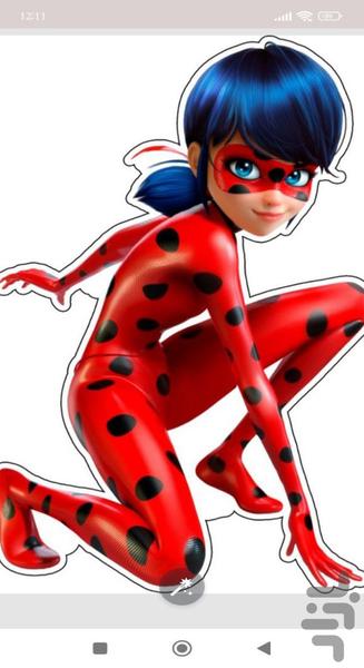 تصویر زمینه دختر کفشدوزکی | والپیپر - عکس برنامه موبایلی اندروید