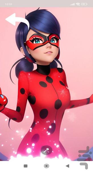 تصویر زمینه دختر کفشدوزکی | والپیپر - عکس برنامه موبایلی اندروید