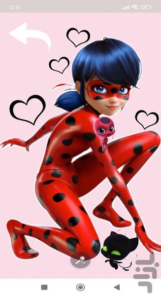 تصویر زمینه دختر کفشدوزکی | والپیپر - عکس برنامه موبایلی اندروید