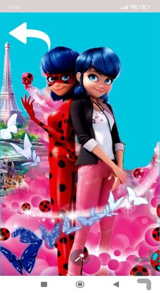 تصویر زمینه دختر کفشدوزکی | والپیپر - عکس برنامه موبایلی اندروید