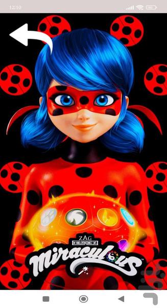 تصویر زمینه دختر کفشدوزکی | والپیپر - عکس برنامه موبایلی اندروید