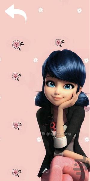 تصویر زمینه دختر کفشدوزکی - عکس برنامه موبایلی اندروید