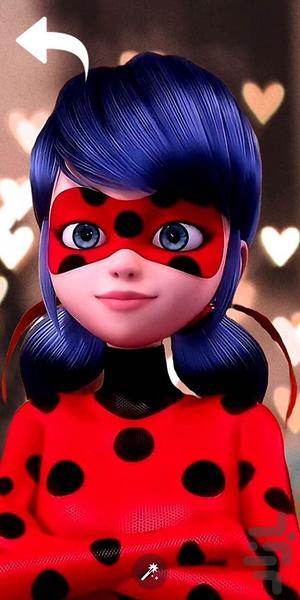 تصویر زمینه دختر کفشدوزکی - عکس برنامه موبایلی اندروید