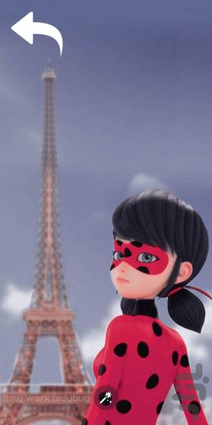 تصویر زمینه دختر کفشدوزکی - عکس برنامه موبایلی اندروید