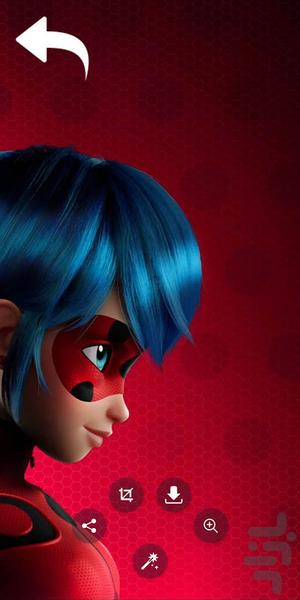 تصویر زمینه دختر کفشدوزکی - عکس برنامه موبایلی اندروید