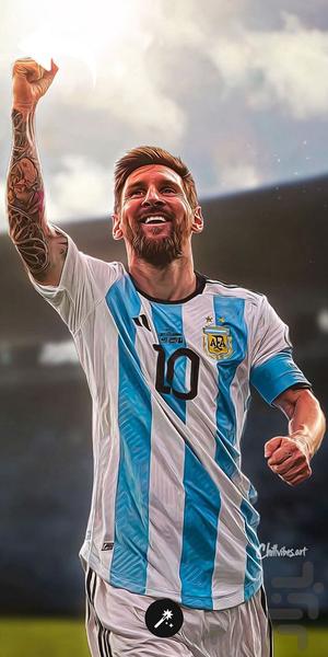 تصویر زمینه مسی - عکس برنامه موبایلی اندروید