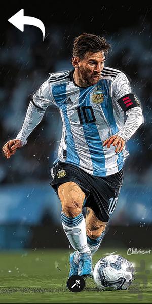 تصویر زمینه مسی - عکس برنامه موبایلی اندروید