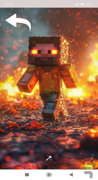 تصویر زمینه ماینکرافت - Image screenshot of android app
