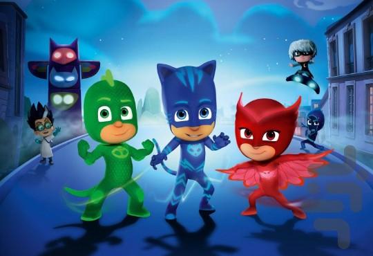 کارتون شب نقاب - Image screenshot of android app