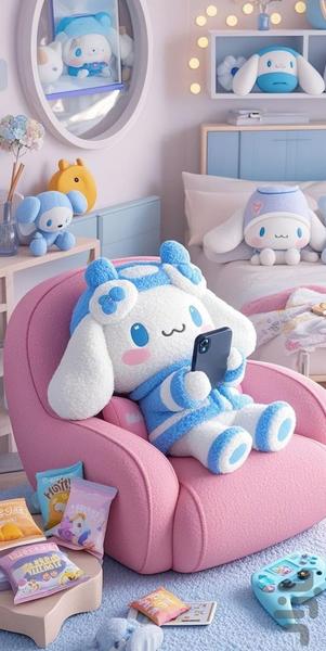 تصویر زمینه دخترانه سینامورول - Image screenshot of android app