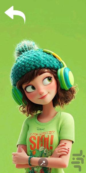 تصویر زمینه دخترانه عروسکی - عکس برنامه موبایلی اندروید