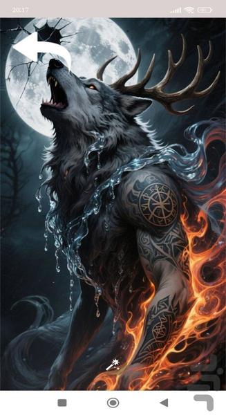 تصویر زمینه گرگینه - Image screenshot of android app