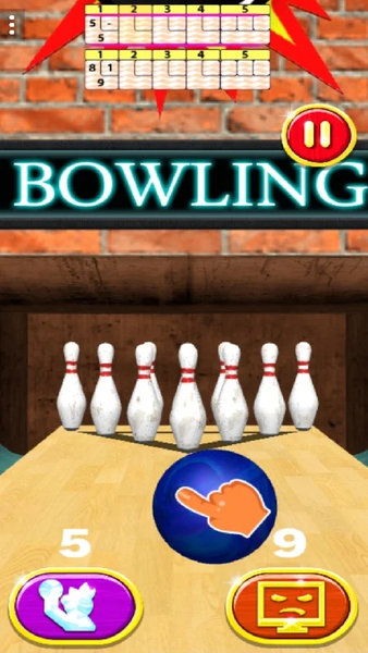 3D Bowling - Gameplay image of android game