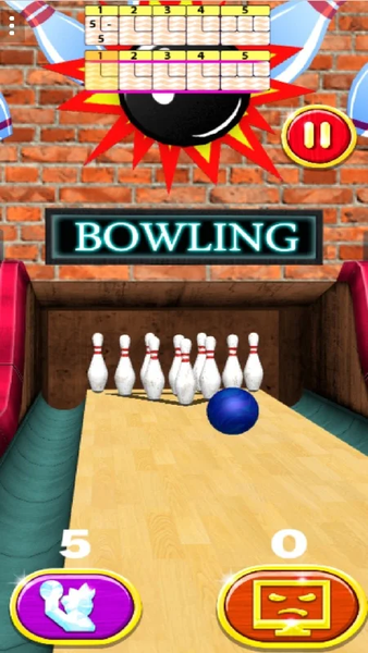 3D Bowling - Gameplay image of android game