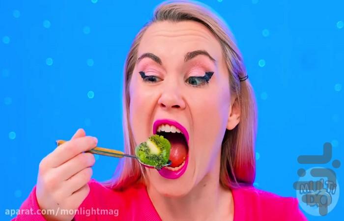 چالش غذایی کمدی - عکس برنامه موبایلی اندروید