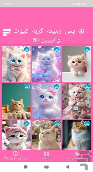 تصویر زمینه گربه کیوت - Gameplay image of android game