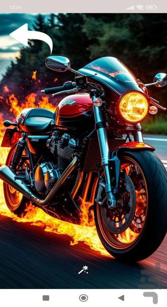 تصویر زمینه موتور سیکلت - Image screenshot of android app