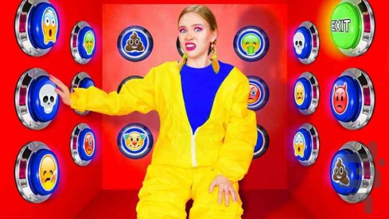 چالش سرگرمی دکمه - عکس برنامه موبایلی اندروید