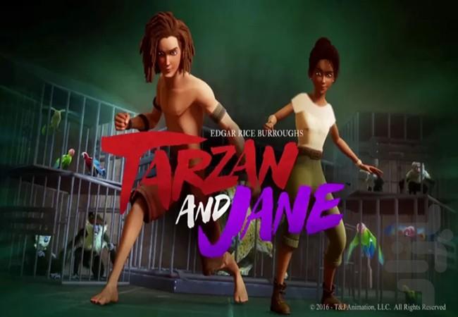 کارتون تارزان و جین - عکس برنامه موبایلی اندروید
