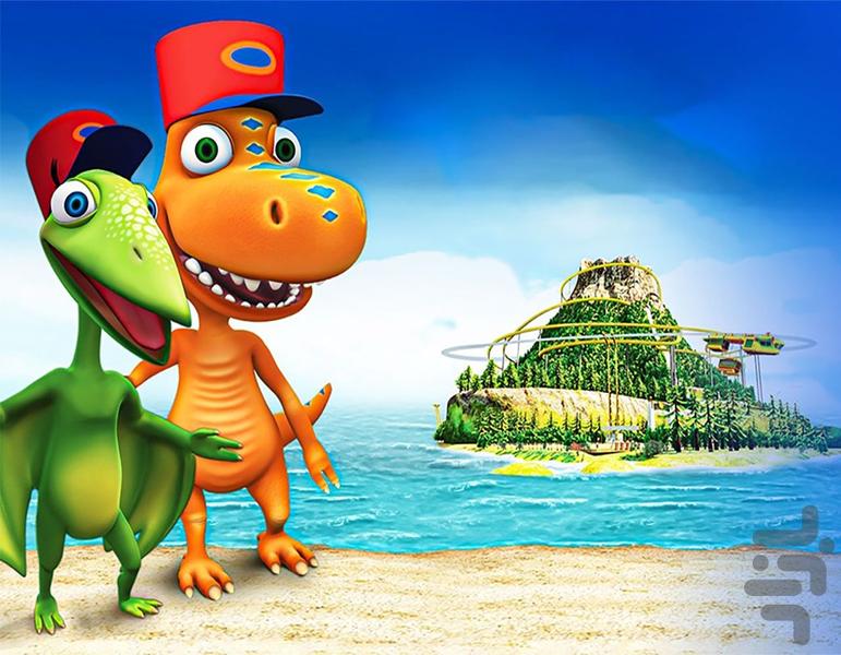 کارتون قطار دایناسورها - عکس برنامه موبایلی اندروید