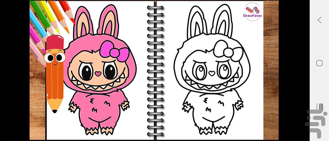 آموزش نقاشی لبوبو - عکس برنامه موبایلی اندروید