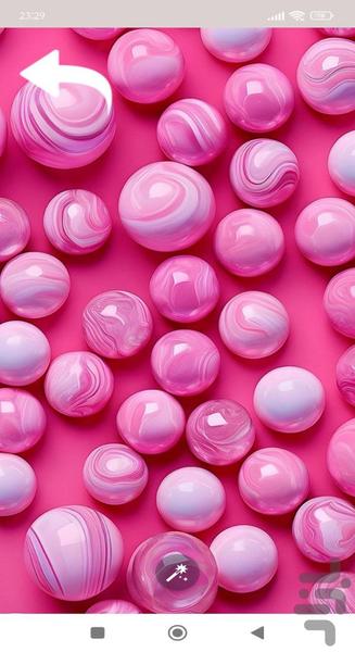 تصویر زمینه صورتی - Image screenshot of android app