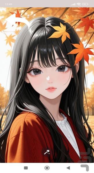 تصویر زمینه دخترانه - عکس برنامه موبایلی اندروید