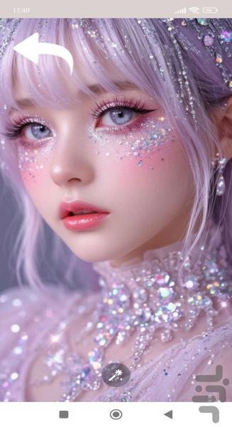 تصویر زمینه دخترانه - عکس برنامه موبایلی اندروید